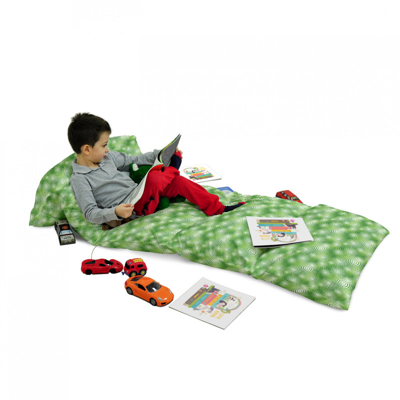 Housse de coussin d'extérieur circulaire, H 2 po x l 27 po x P 88 po