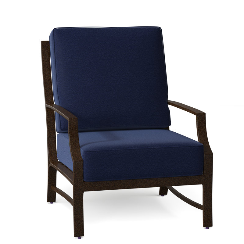 Seal Cove Outdoor Lounge Chair, Chestnut Brown
