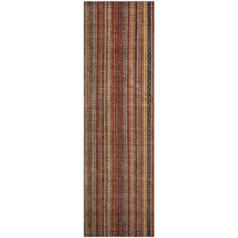 Premium Machine Washable Baford AMF1654 Stripes Rug, Runner 2'3" x 7'6"
