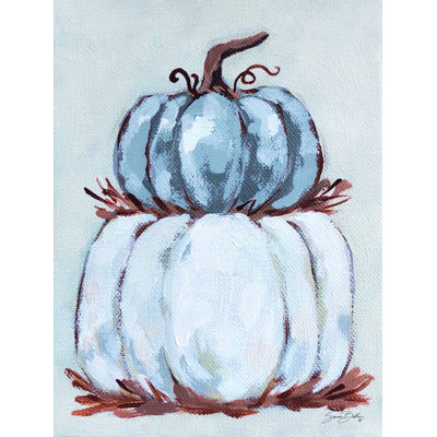 " Pumpkin Stack III " by Sara Baker