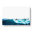 Surfer Riding The Wave In Abstract - Wrapped Canvas Print-55340898