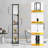 Tylei 63.7'' Black Column Floor Lamp with USB and Outlet
