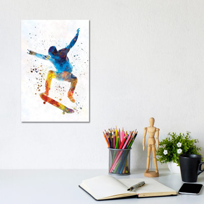 Skateboarder I 1 Piece Painting on Canvas