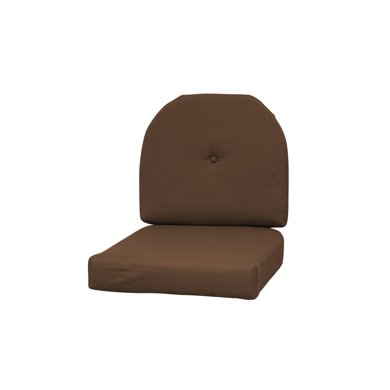 Sunbrella Outdoor Rocking Chair Cushion, Spectrum Coffee Sunbrella® Plainweave