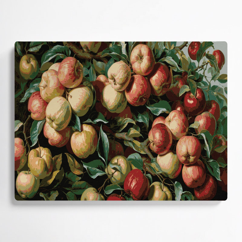 «Fruit Malay Apple», art mural en métal noir
