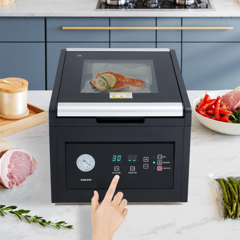 Scelleuse sous vide pour chambre 11,5 "avec mode marinade, scellant haute performance pour la maison et le commerce