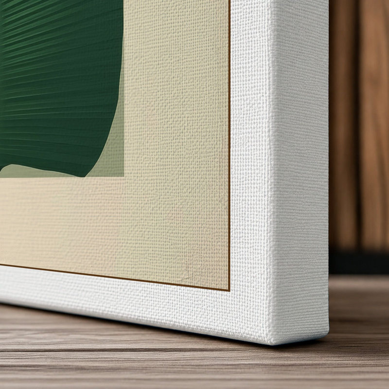 Divided Leaf Study Botanical - Wrapped Canvas, 18x12 - 45.7 x 30.5 cm, White Border