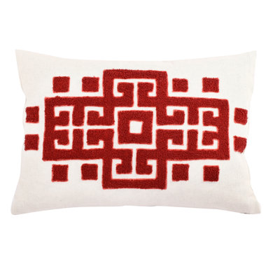  Housse de coussin rectangulaire en coton
