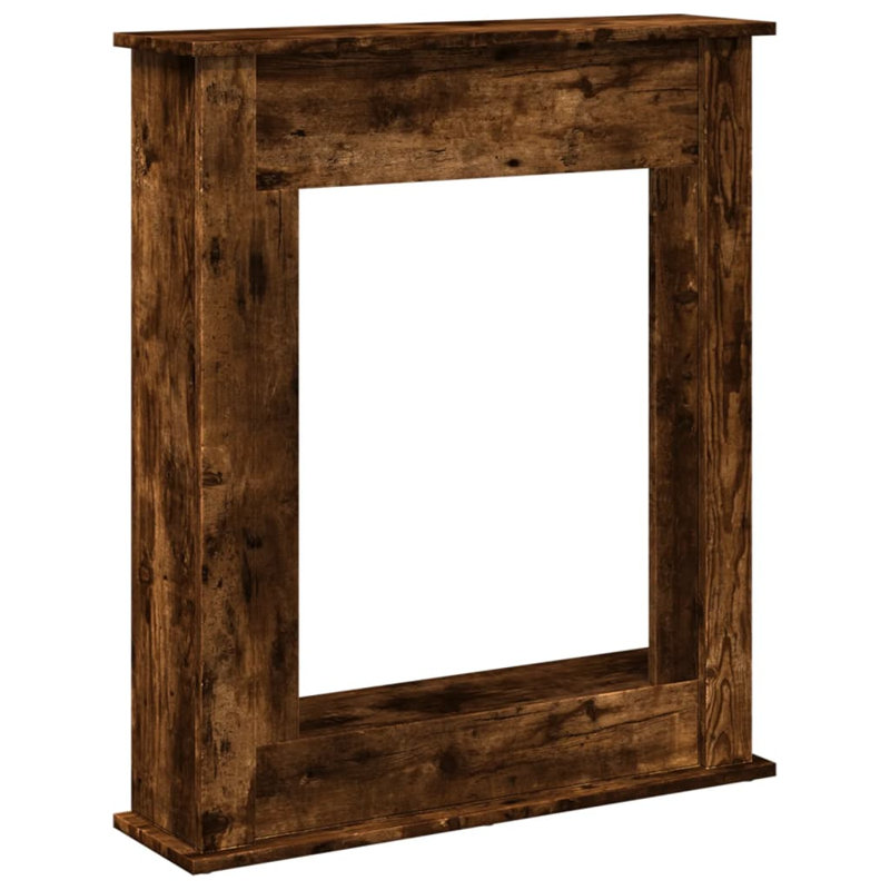  Fireplace Surround 29.5X7.9X34.4" Engineered Wood, Smoked Oak