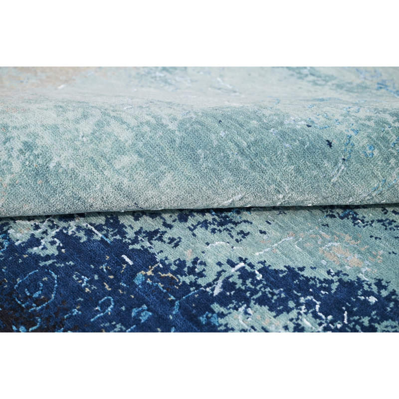 CAR2KCUT4MU00 Abstract Area Rug, Rectangle 9' x 12'