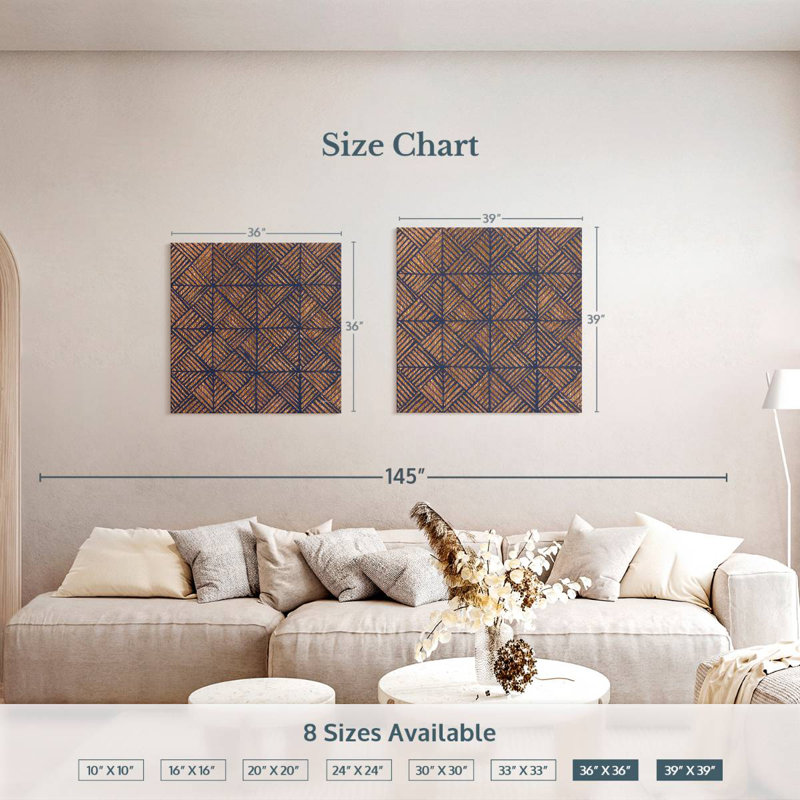 Kerner Copper Pattern, 36" H x 36" W