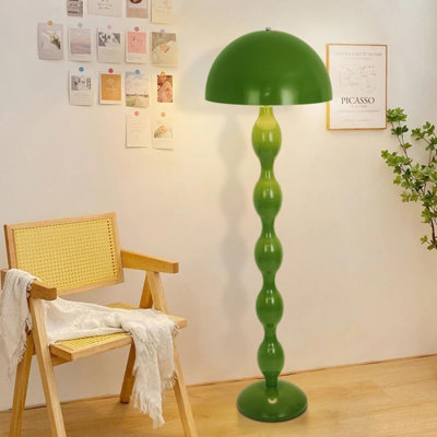 Modern Mushroom Floor Lamp With LED Lighting, Minimalist Design For Living Room, Bedroom, Office, And Dining Room, Space-Saving And Stable Base (Bulb Not Included)