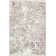 Tapis gris clair à motif géométrique traditionnel Maxon