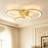 22.8'' LED Round Semi Flush Mount Ceiling Light