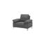 Elise Grey 1 Seater Accent Chairs-473981247