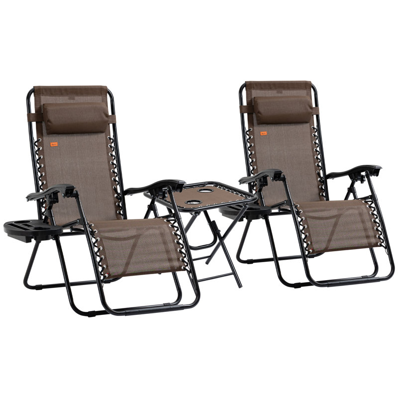 Folding Recliner Chair, Brown