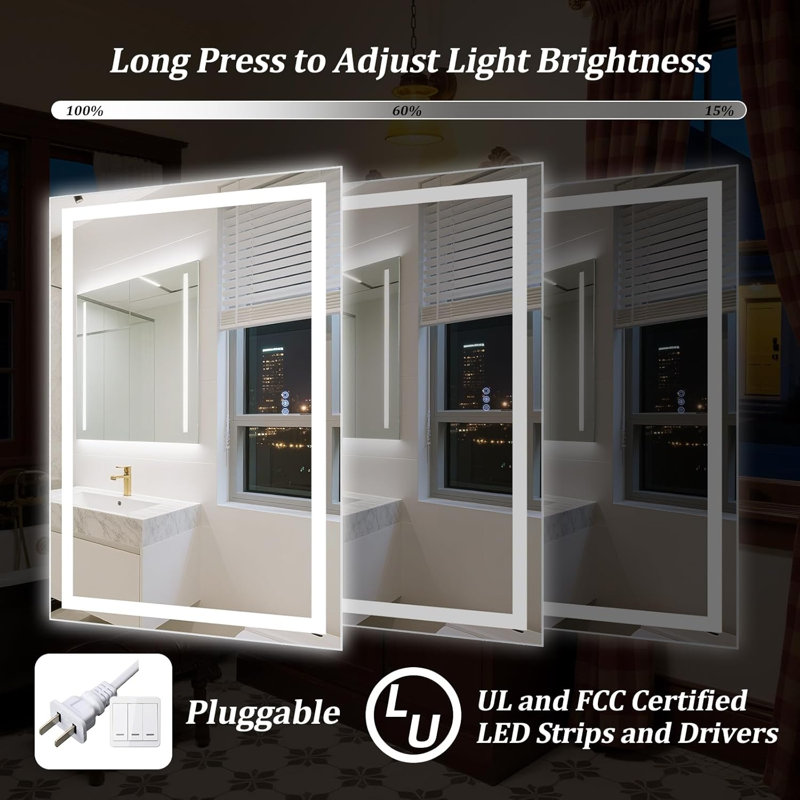 LED Bathroom Mirror with Lights
