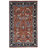 Rustic Oriental Red Hand Knotted Red / Navy Traditional Classic Wool Area Rug-537861515