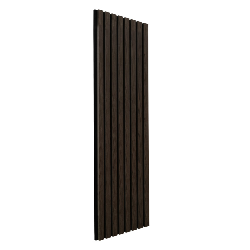 2 panneaux muraux en bois acoustique 46,85 po x 12,6 po, panneaux décoratifs cannelés et insonorisants pour mur et plafond (8,19 pieds carrés / casier)