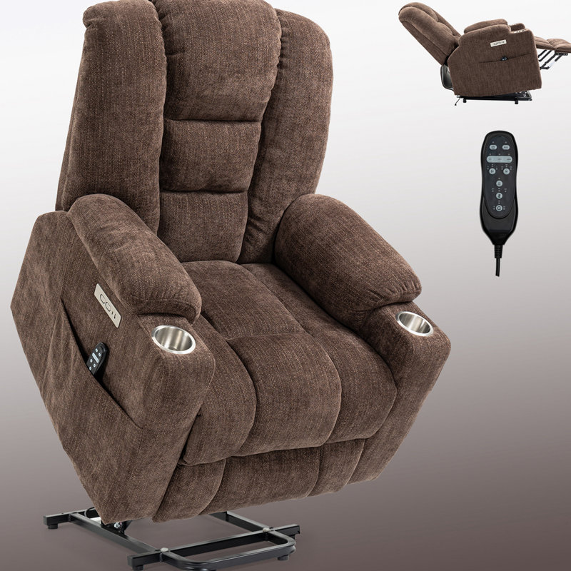 Fauteuil de massage Tayshia, Brun