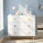 Kids 3 Drawer Dresser, White Storage Cabinet, Baby Nightstand For Nursery, Bedroom, Toddler Room, Living Room, Closet & Apartment-1688274429