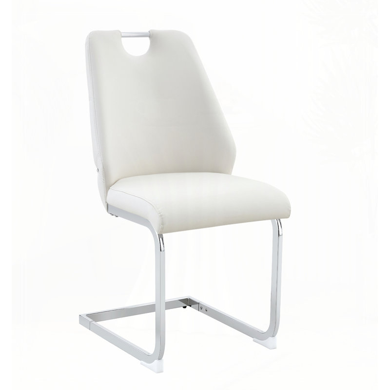 Chaise de salle à manger en similicuir, chaises de cuisine en métal avec texture en maille dorée et pieds sablés noirs, chaise rembourrée à dossier plat