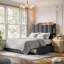 Ensemble de chambre à coucher 3 pièces, gris-496295441