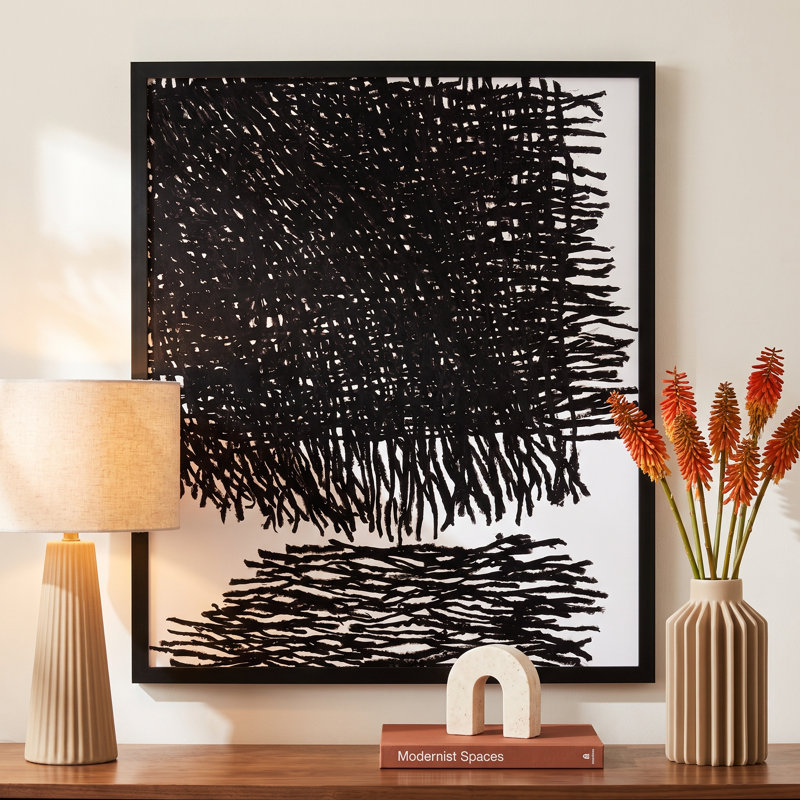 Drina Passing Storm by Stephanie Dennis, 20" H x 16" W  x 1.25" D, Black