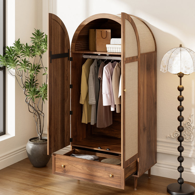 2 Door Manufactured Wood Wardrobe