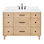 ARIEL Monroe 48 Single Sink Bathroom Vanity with Carrara Quartz Top