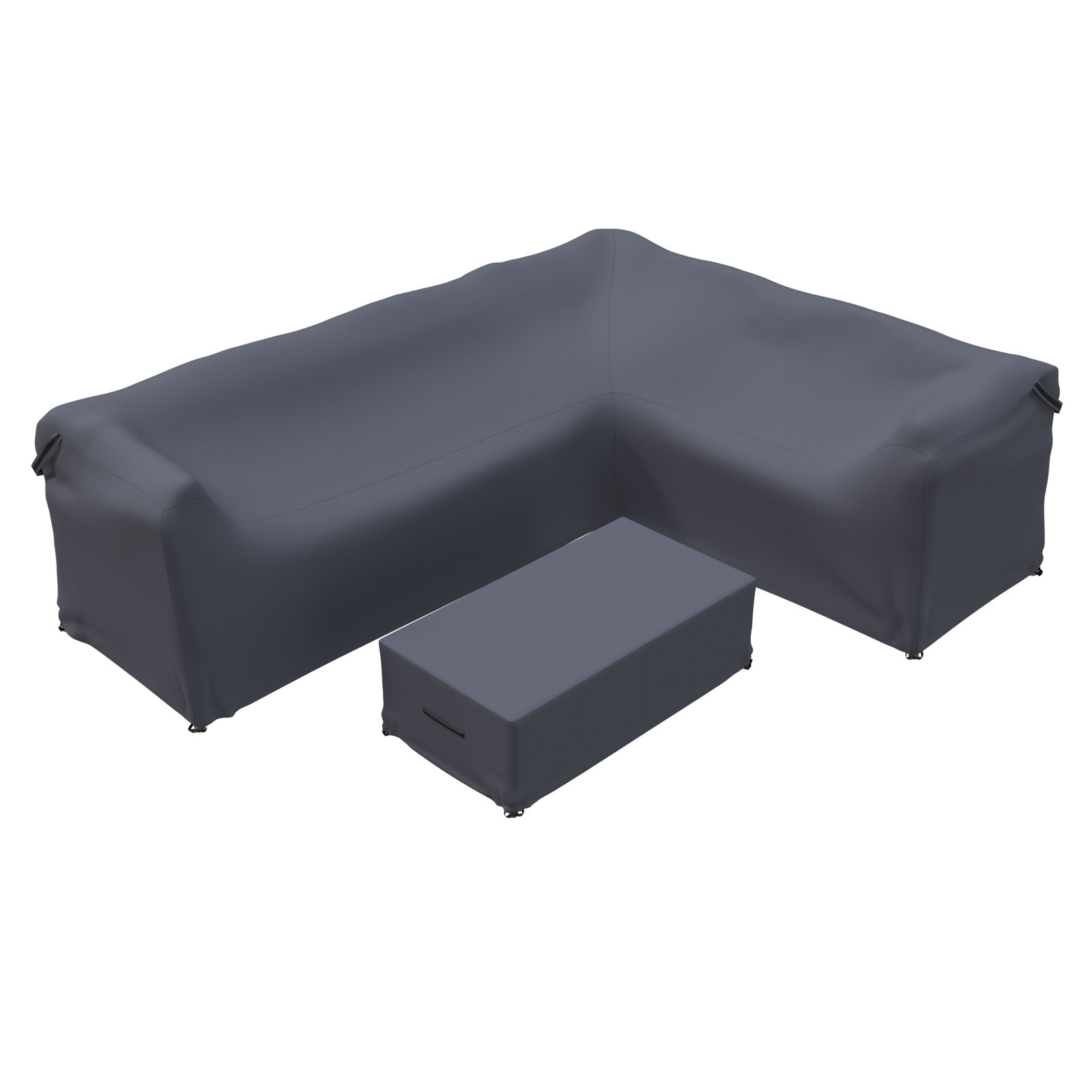 Zeke Deep Seating Sectional Patio Conversation Sets Outdoor Furniture Covers