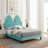 Alexandria Tufted Performance Velvet Platform Bed-851584849-851584850