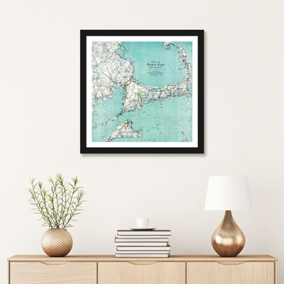 Cape Cod And Vicinity Map by Nature Magick - Print