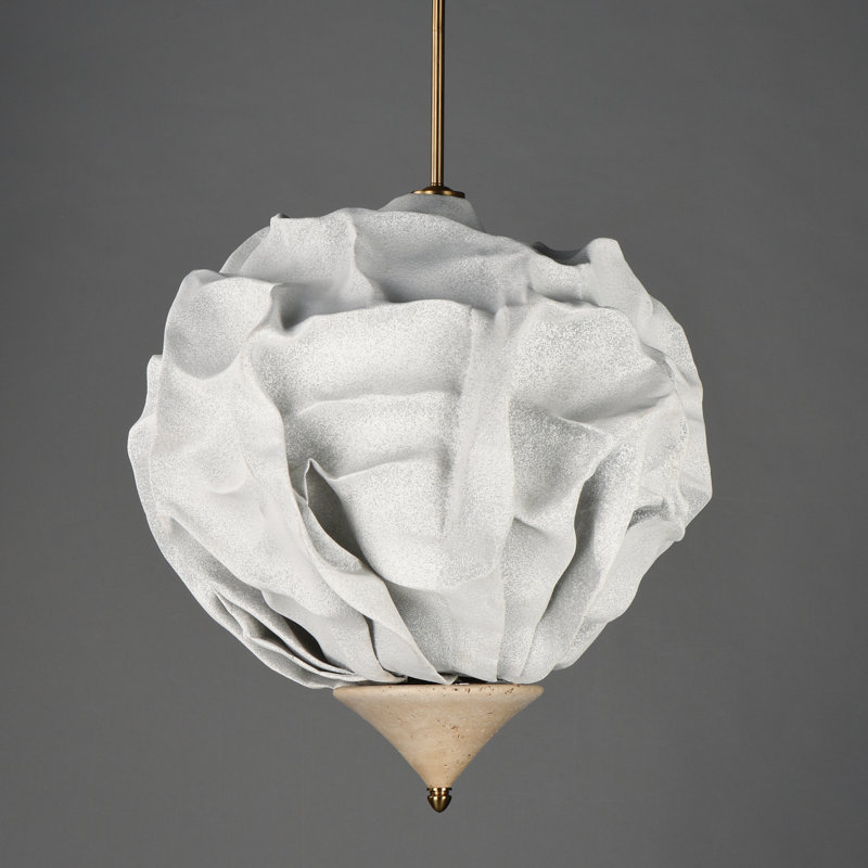 Shroud 1 - Light LED Pendant, 220 Lumens, 75" H x 28" W x 28" D