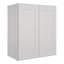 27"W * 30"H * 12"D Shaker Dove Wall Kitchen Cabinet with Adjustable Shelves-860667805-814792615