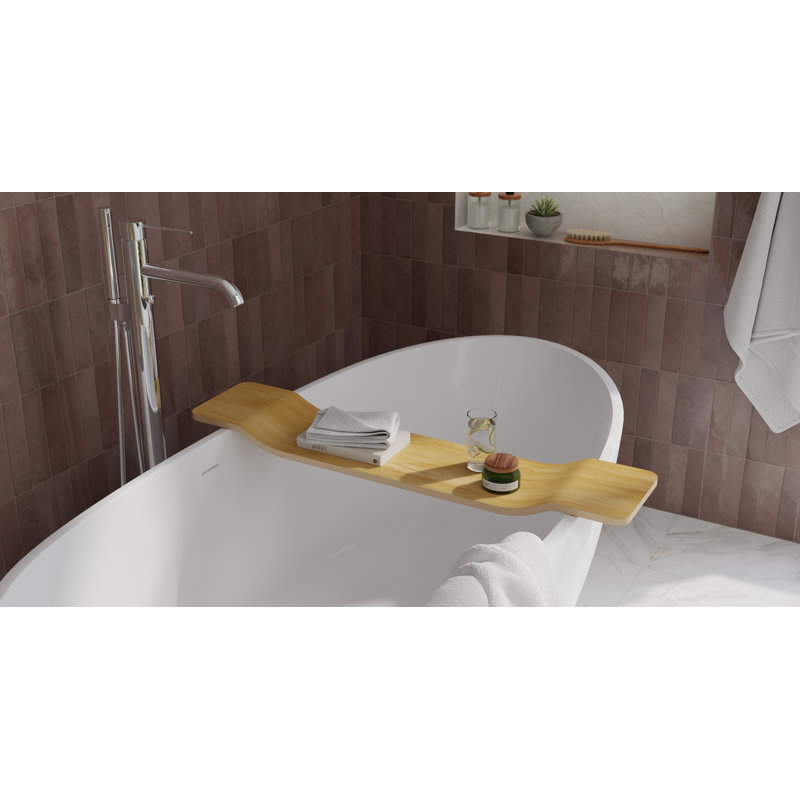 Plateau pour baignoire Badeloft en bois de bouleau BWA-01-N, Naturel