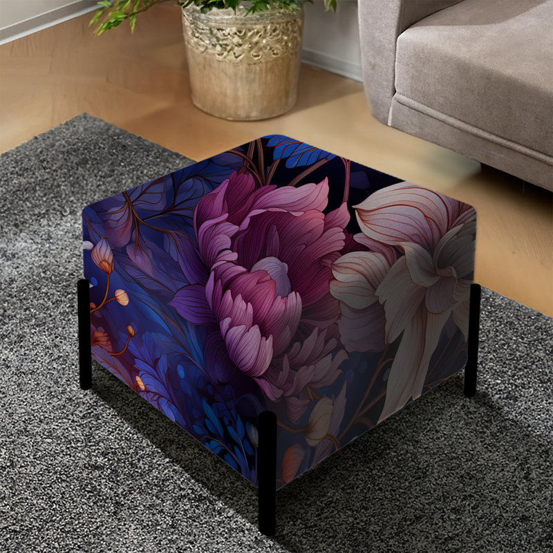 Repose-pieds Celestial Blue Pivoines Stellar Pure