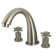 South Beach Double Handle Deck Mounted Roman Tub Faucet