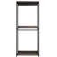 Walk-in avec garde-robe modulaire à finition de surface, structure en métal thermolaqué, options de rangement en profondeur, eau et chaleur, tableau Stain Scratch E0