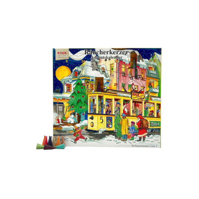 Knox Incense Advent Calendar - Filled with 24 Assorted Incense Cones
