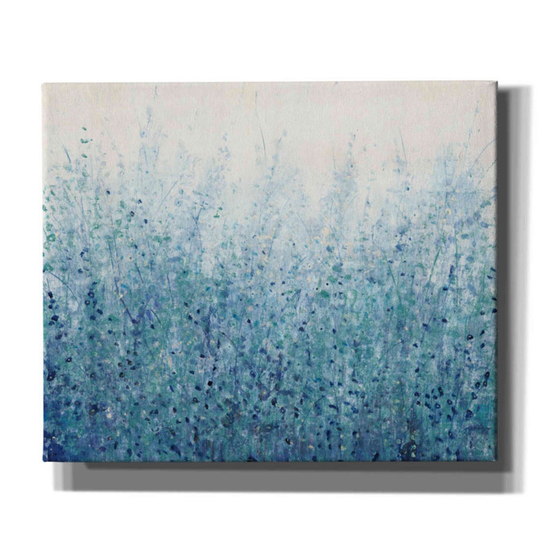 «Misty Blues II» par Tim O'toole, art mural sur toile, H 20 po x l 24 po x P 0,75 po