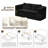 Boneless 80" King-Size Sleeper Sofa Bed Compression Convertible Couch Bed with Blanket-1963441805