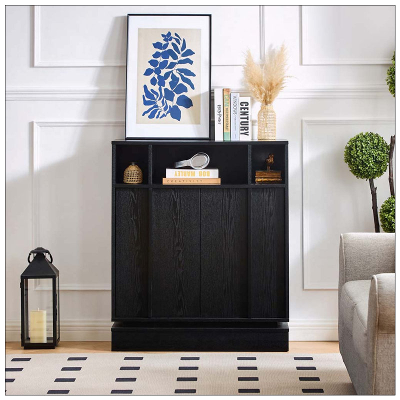 Buffet avec rangement, Black