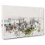 Hong Kong Skyline Watercolour - Wrapped Canvas-56663989