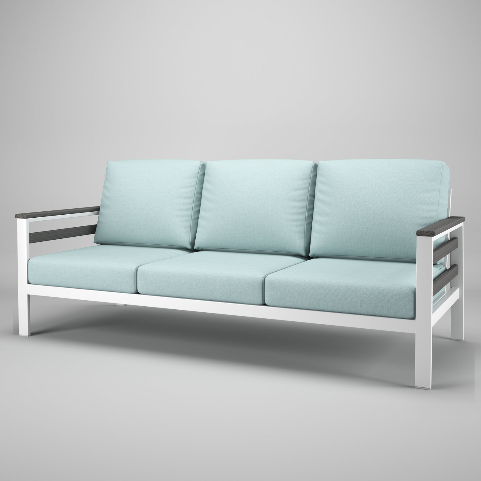 Townsend 80" Sunbrella® Patio Sofa, Bliss Dew