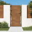 Amalle Brown Metal Gate-702477366