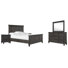 Halvorsen California King Panel Bed 2 Nighstands And Drawer Dresser With Landscape Mirror
