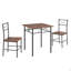 Ensemble 3 pièces de table de salle à manger pour chaise rétro