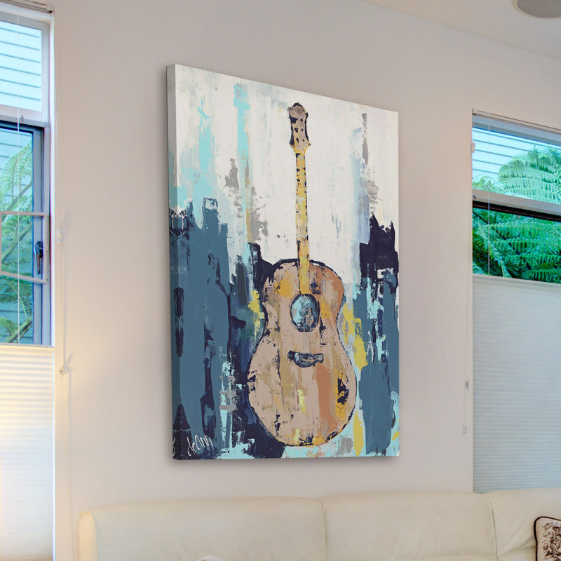 Bluebird Cafe I - impression sur toile tendue, H 60 po x l 40po x P 1,5 po