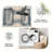 1PC Modern Minimalist Geometric Metal Frame area rugs for Living Room, Soft and Comfortable, Suitable for all seasons, easy-to-maintain, machine washable Indoor floor mat, Under Table Farmhouse suitable for dining table, bedroom bedside, entryway,-129164045